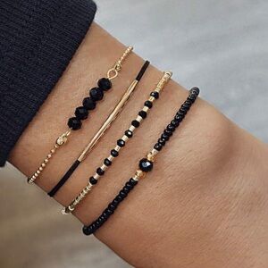 New!  Black and Gold Bracelet Collection